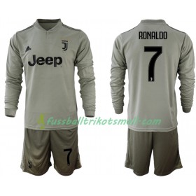 Fußballtrikots Juventus RONALDO 7 Kinder 2018-2019 Langarm Auswärts-trikot kaufen